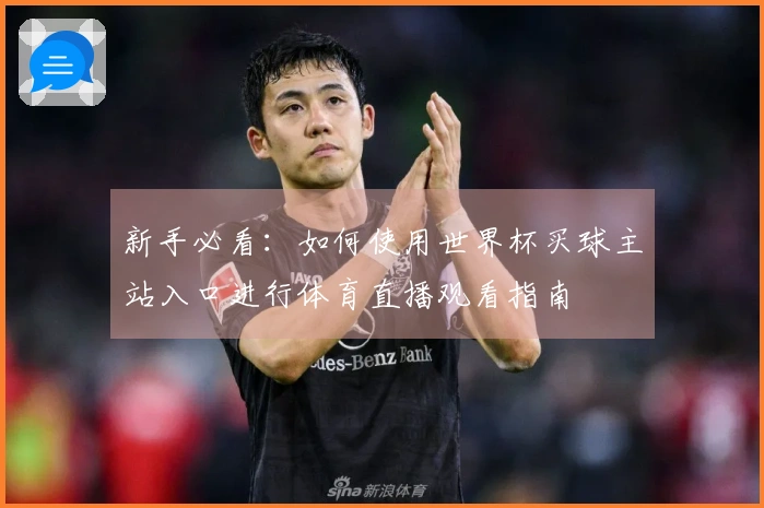 新手必看：如何使用世界杯买球主站入口进行体育直播观看指南